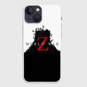 Чехол для iPhone 13 mini с принтом WORLD WAR Z в Ухте,  |  | Тематика изображения на принте: apocalipsis | game | games | horror | online | survival | war | world | world war z | wwz | zombie | апокалипсис | вар | война | ворлд | зет | зомбаки | зомби | игра | игры | миров | мировая | онлайн | хоррор | шутер