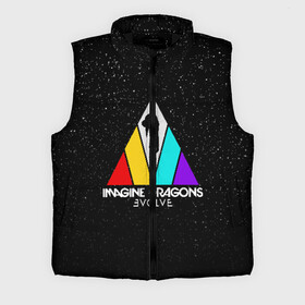 Мужской жилет утепленный 3D с принтом IMAGINE DRAGONS в Ухте,  |  | evolve | id | imagine dragons | драконы | ид