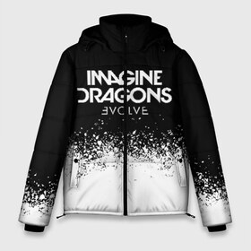 Мужская зимняя куртка 3D с принтом IMAGINE DRAGONS в Ухте, верх — 100% полиэстер; подкладка — 100% полиэстер; утеплитель — 100% полиэстер | длина ниже бедра, свободный силуэт Оверсайз. Есть воротник-стойка, отстегивающийся капюшон и ветрозащитная планка. 

Боковые карманы с листочкой на кнопках и внутренний карман на молнии. | evolve | id | imagine dragons | драконы | ид