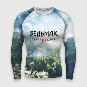 Мужской рашгард 3D с принтом ВЕДЬМАК:ДИКАЯ ОХОТА в Ухте,  |  | cd projekt red | ciri | game | geralt | geralt of rivia | gwynbleidd | the witcher | the witcher 3: wild hunt | ведьмак | ведьмак 3: дикая охота | геральт | геральт из ривии | цири | цирилла