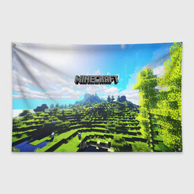 Флаг-баннер MINECRAFT: в Ухте, 100% полиэстер | размер 67 х 109 см, плотность ткани — 95 г/м2; по краям флага есть четыре люверса для крепления | craft | creeper | dungeon | dungeons | earth | game | logo | mine | minecraft | mobile | online | дунгеонс | земля | зомби | игра | крипер | лого | майкрафт | майнкрафт | мобайл | онлайн | подземелье | подземелья