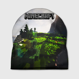 Шапка 3D с принтом MINECRAFT в Ухте, 100% полиэстер | универсальный размер, печать по всей поверхности изделия | Тематика изображения на принте: craft | creeper | dungeon | dungeons | earth | game | logo | mine | minecraft | mobile | online | дунгеонс | земля | зомби | игра | крипер | лого | майкрафт | майнкрафт | мобайл | онлайн | подземелье | подземелья