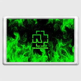 Магнит 45*70 с принтом RAMMSTEIN FIRE | РАМШТАЙН ОГОНЬ в Ухте, Пластик | Размер: 78*52 мм; Размер печати: 70*45 | rammstein | рамштайн