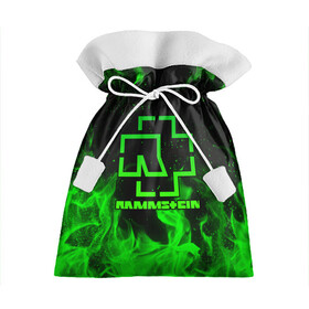 Подарочный 3D мешок с принтом RAMMSTEIN FIRE | РАМШТАЙН ОГОНЬ в Ухте, 100% полиэстер | Размер: 29*39 см | rammstein | рамштайн