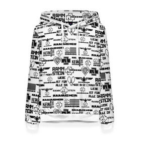 Женская толстовка 3D с принтом RAMMSTEIN в Ухте, 100% полиэстер  | двухслойный капюшон со шнурком для регулировки, мягкие манжеты на рукавах и по низу толстовки, спереди карман-кенгуру с мягким внутренним слоем. | metallica | rammstein | rock | металл | музыка | раммштайн | рок