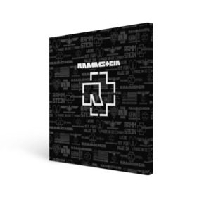 Холст квадратный с принтом RAMMSTEIN в Ухте, 100% ПВХ |  | metallica | rammstein | rock | металл | музыка | раммштайн | рок