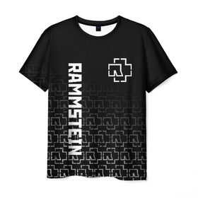 Мужская футболка 3D с принтом RAMMSTEIN в Ухте, 100% полиэфир | прямой крой, круглый вырез горловины, длина до линии бедер | rammstein | рамштайн