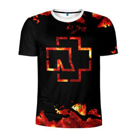 Мужская футболка 3D спортивная с принтом RAMMSTEIN в Ухте, 100% полиэстер с улучшенными характеристиками | приталенный силуэт, круглая горловина, широкие плечи, сужается к линии бедра | rammstein | рамштайн