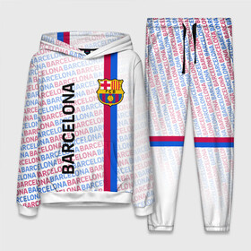 Женский костюм 3D (с толстовкой) с принтом BARCELONA в Ухте,  |  | barca | barsa | barselona | fc barcelona | leo messi | neimar | neymar | барселона | лионель месси | неймар | нэмар | футбол.