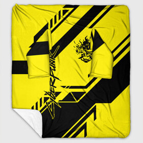 Плед с рукавами CYBERPUNK 2077: в Ухте, 100% полиэстер | Закругленные углы, все края обработаны. Ткань не мнется и не растягивается. Размер 170*145 | cd project red | cyberpunk 2077 | keanu reeves | samurai | киану ривз | киберпанк 2077 | самураи