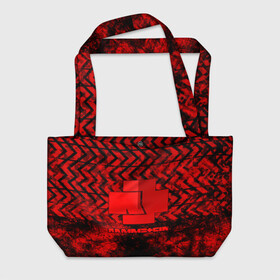 Пляжная сумка 3D с принтом RAMMSTEIN в Ухте, 100% полиэстер | застегивается на металлическую кнопку; внутренний карман застегивается на молнию. Стенки укреплены специальным мягким материалом, чтобы защитить содержимое от несильных ударов
 | lindemann | rammstein | рамштайн | тилль линдеманн