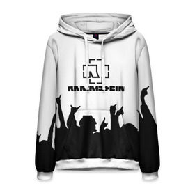 Мужская толстовка 3D с принтом RAMMSTEIN в Ухте, 100% полиэстер | двухслойный капюшон со шнурком для регулировки, мягкие манжеты на рукавах и по низу толстовки, спереди карман-кенгуру с мягким внутренним слоем. | rammstein | рамштайн