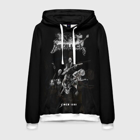 Мужская толстовка 3D с принтом Metallica в Ухте, 100% полиэстер | двухслойный капюшон со шнурком для регулировки, мягкие манжеты на рукавах и по низу толстовки, спереди карман-кенгуру с мягким внутренним слоем. | Тематика изображения на принте: metalica | metallica | группа | джеймс хэтфилд | кирк хэмметт | ларс ульрих | метал | металика | металлика | миталика | музыка | роберт трухильо | рок | трэш | трэшметал | хард | хеви