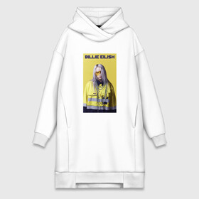 Платье-худи хлопок с принтом Билли Айлиш в Ухте,  |  | billie eilish | билли айлиш | лицо | очки | текст