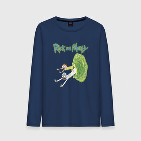 Мужской лонгслив хлопок с принтом Rick and Morty portal в Ухте, 100% хлопок |  | Тематика изображения на принте: morty | morty smith | portal | rick | rick and morty | rick sanchez | sanchez | smith | морти | морти смит | портал | рик | рик и морти | рик санчез | санчез | смит