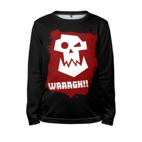 Детский лонгслив 3D WAAAGH!!: в Ухте, 100% полиэстер | длинные рукава, круглый вырез горловины, полуприлегающий силуэт
 | 40000 | 40k | game | ork | orks | waaagh | warhammer | warhammer 40k | wh40k | игра | орки
