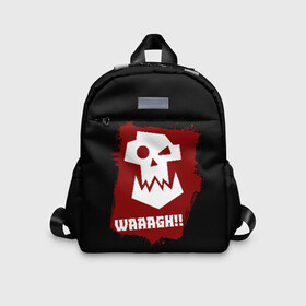 Детский рюкзак 3D WAAAGH!!: в Ухте, 100% полиэстер | лямки с регулируемой длиной, сверху петелька, чтобы рюкзак можно было повесить на вешалку. Основное отделение закрывается на молнию, как и внешний карман. Внутри дополнительный карман. По бокам два дополнительных кармашка | 40000 | 40k | game | ork | orks | waaagh | warhammer | warhammer 40k | wh40k | игра | орки