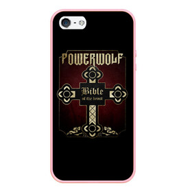 Чехол для iPhone 5/5S матовый Powerwolf Bible: в Ухте, Силикон | Область печати: задняя сторона чехла, без боковых панелей | powerwolf | метал | повервольф | повервульф | рок