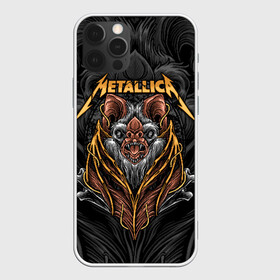 Чехол для iPhone 12 Pro с принтом Metallica  в Ухте, силикон | область печати: задняя сторона чехла, без боковых панелей | american | bat | bones | emblem | fangs | james hetfield | kirk hammett | metal band | metallica | mouse | music | rock | vampire | американская | вампир | джеймс хетфилд | кирк хэмметт | клыки | кости | ларс ульрих | летучая | метал группа | мет