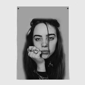 Постер с принтом BILLIE EILISH в Ухте, 100% бумага
 | бумага, плотность 150 мг. Матовая, но за счет высокого коэффициента гладкости имеет небольшой блеск и дает на свету блики, но в отличии от глянцевой бумаги не покрыта лаком | ayelish | bad guy | bellyache | bilie eilish | bilie elish | billie | billie eilish | eilish | electronic | elish | music | били айлиш | билли айлиш | эйлиш | элиш