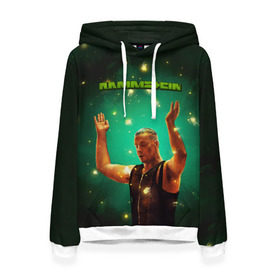 Женская толстовка 3D с принтом Rammstein в Ухте, 100% полиэстер  | двухслойный капюшон со шнурком для регулировки, мягкие манжеты на рукавах и по низу толстовки, спереди карман-кенгуру с мягким внутренним слоем. | amerika | art | germany | logo | rammstein | rock | till lindemann | арт | германия | группа | логотип | музыка | немецкая группа | немцы | песня | раммштайн | рамштайн | рок