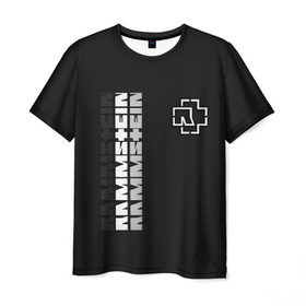 Мужская футболка 3D с принтом Rammstein в Ухте, 100% полиэфир | прямой крой, круглый вырез горловины, длина до линии бедер | amerika | art | germany | logo | rammstein | rock | till lindemann | арт | германия | группа | логотип | музыка | немецкая группа | немцы | песня | раммштайн | рамштайн | рок