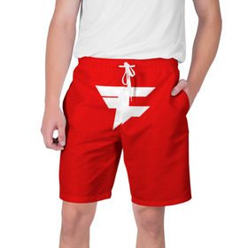 Мужские шорты 3D с принтом FAZE CLAN в Ухте,  полиэстер 100% | прямой крой, два кармана без застежек по бокам. Мягкая трикотажная резинка на поясе, внутри которой широкие завязки. Длина чуть выше колен | astralis | awp | counter strike | cs go | cs go global offensive | faze clan | hyper beast | team liquid | астралис | тим ликвид | фейз клан | хайпер бист