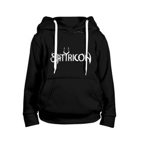 Детская толстовка 3D с принтом Satyricon в Ухте, 100% полиэстер | двухслойный капюшон со шнурком для регулировки, мягкие манжеты на рукавах и по низу толстовки, спереди карман-кенгуру с мягким внутренним слоем | black metal | metal | rock | satyricon | метал | рок