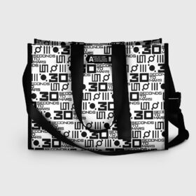 Сумка-шоппер 3D с принтом 30 SECONDS TO MARS в Ухте, 100% полиэстер | застегивается на металлическую кнопку; внутренний карман застегивается на молнию. Стенки укреплены специальным мягким материалом, чтобы защитить содержимое от несильных ударов
 | 30 seconds to mars | 30 секунд до марса | джаред лето