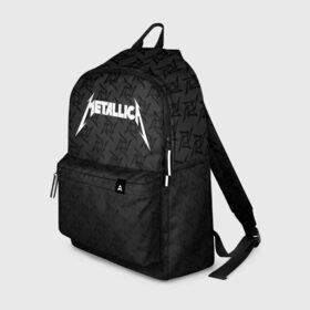 Рюкзак 3D с принтом METALLICA (НА СПИНЕ) в Ухте, 100% полиэстер | лямки с регулируемой длиной, сверху петелька, чтобы рюкзак можно было повесить на вешалку. Основное отделение закрывается на молнию, как и внешний карман. Внутри два дополнительных кармана, один из которых закрывается на молнию. По бокам два дополнительных кармашка | lindemann | lm | rammstein | rock | кристиан лоренц | линдеманн | лм | музыка | рамштайн | рок | тилль линдеманн
