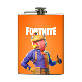 Фляга с принтом Fortnite (Burger) в Ухте, металлический корпус | емкость 0,22 л, размер 125 х 94 мм. Виниловая наклейка запечатывается полностью | burger | fortnite | game | like | mem | skin | skins | бургер | скин | форнайн | форнайт | фортнайн | фортнайт