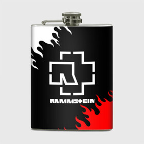 Фляга с принтом RAMMSTEIN | РАМШТАЙН в Ухте, металлический корпус | емкость 0,22 л, размер 125 х 94 мм. Виниловая наклейка запечатывается полностью | Тематика изображения на принте: lindemann | lm | rammstein | rock | кристиан лоренц | линдеманн | лм | музыка | рамштайн | рок | тилль линдеманн