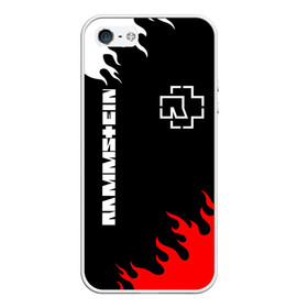 Чехол для iPhone 5/5S матовый с принтом RAMMSTEIN в Ухте, Силикон | Область печати: задняя сторона чехла, без боковых панелей | lindemann | lm | rammstein | rock | кристиан лоренц | линдеманн | лм | музыка | рамштайн | рок | тилль линдеманн