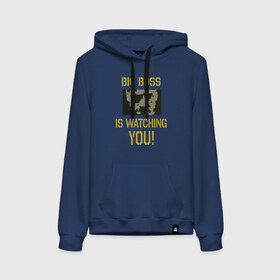 Женская толстовка с принтом Big Boss в Ухте, френч-терри, мягкий теплый начес внутри (100% хлопок) | карман-кенгуру, эластичные манжеты и нижняя кромка, капюшон с подкладом и шнурком | hideo kojima | kojima | konami | metal gear | metal gear solid | mgs | биг босс | кодзима | мгс | метал гир | хидэо кодзима