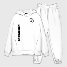 Мужской костюм хлопок OVERSIZE с принтом RAMMSTEIN (НА СПИНЕ) в Ухте,  |  | rammstein | рамштайн