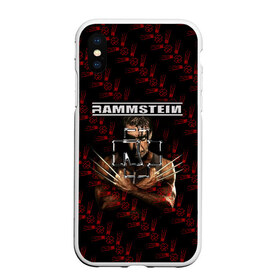 Чехол для iPhone XS Max матовый Rammstein (Росомаха): в Ухте, Силикон | Область печати: задняя сторона чехла, без боковых панелей | rammstein
