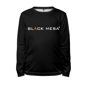 Детский лонгслив 3D с принтом BLACK MESA в Ухте, 100% полиэстер | длинные рукава, круглый вырез горловины, полуприлегающий силуэт
 | black mesa | city 17 | combine guard | gordon freeman | half life | source | valve | гордон фримен | халф лайф