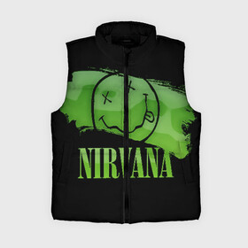 Женский жилет утепленный 3D с принтом Nirvana в Ухте,  |  | bleach | blew | cobain | dave | geffen | hormoaning | in utero | incesticide | krist | kurt | nevermind | nirvana | novoselic | rock | vevo | геффен | курт кобейн | нирвана | рок