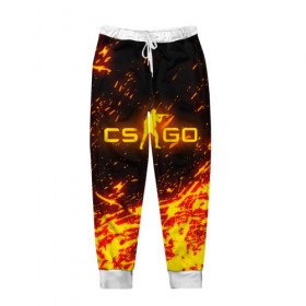 Мужские брюки 3D с принтом CS GO FIRE в Ухте, 100% полиэстер | манжеты по низу, эластичный пояс регулируется шнурком, по бокам два кармана без застежек, внутренняя часть кармана из мелкой сетки | astralis | awp | counter strike | cs go | cs go global offensive | faze clan | hyper beast | team liquid | астралис | тим ликвид | фейз клан | хайпер бист