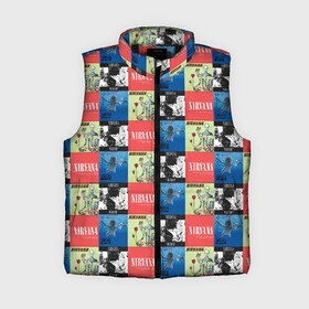 Женский жилет утепленный 3D с принтом Nirvana в Ухте,  |  | bleach | blew | cobain | dave | geffen | hormoaning | in utero | incesticide | krist | kurt | nevermind | nirvana | novoselic | rock | vevo | геффен | курт кобейн | нирвана | рок