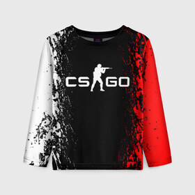 Детский лонгслив 3D с принтом CS GO в Ухте, 100% полиэстер | длинные рукава, круглый вырез горловины, полуприлегающий силуэт
 | astralis | awp | counter strike | cs go | cs go global offensive | faze clan | hyper beast | team liquid | астралис | тим ликвид | фейз клан | хайпер бист