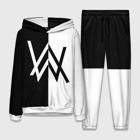 Женский костюм 3D (с толстовкой) с принтом ALAN WALKER в Ухте,  |  | alan walker | aw | electro | electro music | music | алан уокер | музыка | музыкант | электро | электронная музыка