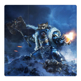 Магнитный плакат 3Х3 с принтом WARHAMMER 40K в Ухте, Полимерный материал с магнитным слоем | 9 деталей размером 9*9 см | abaddon | armada | battlefleet gothic | black legion | warhammer 40k | абаддон | чёрный легион