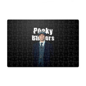 Пазл магнитный 126 элементов с принтом Peaky Blinders в Ухте, полимерный материал с магнитным слоем | 126 деталей, размер изделия —  180*270 мм | Тематика изображения на принте: peaky blinders | острые козырьки | сериал