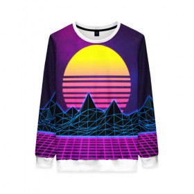 Женский свитшот 3D с принтом НЕОНОВЫЙ АРТ в Ухте, 100% полиэстер с мягким внутренним слоем | круглый вырез горловины, мягкая резинка на манжетах и поясе, свободная посадка по фигуре | bright | colorful | cool | disco | music | music lover | retro | speaker | tape recorder | technique | vintage | винтаж | динамик | диско | магнитофон | меломан | музыка | неон | разноцветный | ретро | техника