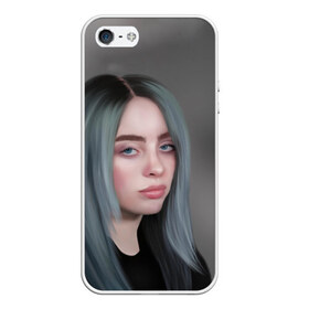 Чехол для iPhone 5/5S матовый с принтом Ocean Eyes в Ухте, Силикон | Область печати: задняя сторона чехла, без боковых панелей | bad guy | billie eilish | билли айлиш | эйлиш