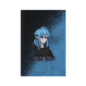 Обложка для паспорта матовая кожа с принтом Sally face в Ухте, натуральная матовая кожа | размер 19,3 х 13,7 см; прозрачные пластиковые крепления | sally face | маска | сали | салли | салли кромсалли | фейс | фишер