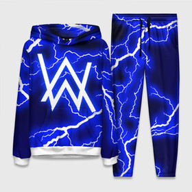 Женский костюм 3D (с толстовкой) с принтом ALAN WALKER в Ухте,  |  | alan walker | aw | electro | electro music | music | алан уокер | музыка | музыкант | электро | электронная музыка