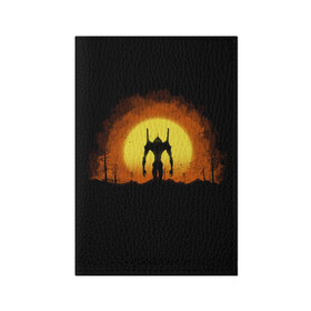 Обложка для паспорта матовая кожа с принтом EVANGELION в Ухте, натуральная матовая кожа | размер 19,3 х 13,7 см; прозрачные пластиковые крепления | angel | eva | evangelion | neon genesis evangelion | nerv | аска лэнгли сорью | ева | евангелион | мисато кацураги | рей аянами | синдзи