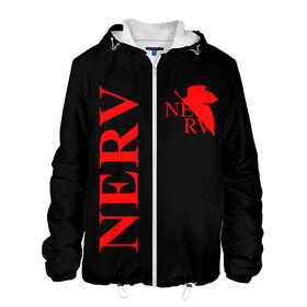 Мужская куртка 3D с принтом EVANGELION  в Ухте, ткань верха — 100% полиэстер, подклад — флис | прямой крой, подол и капюшон оформлены резинкой с фиксаторами, два кармана без застежек по бокам, один большой потайной карман на груди. Карман на груди застегивается на липучку | angel | eva | evangelion | neon genesis evangelion | nerv | аска лэнгли сорью | ева | евангелион | мисато кацураги | рей аянами | синдзи